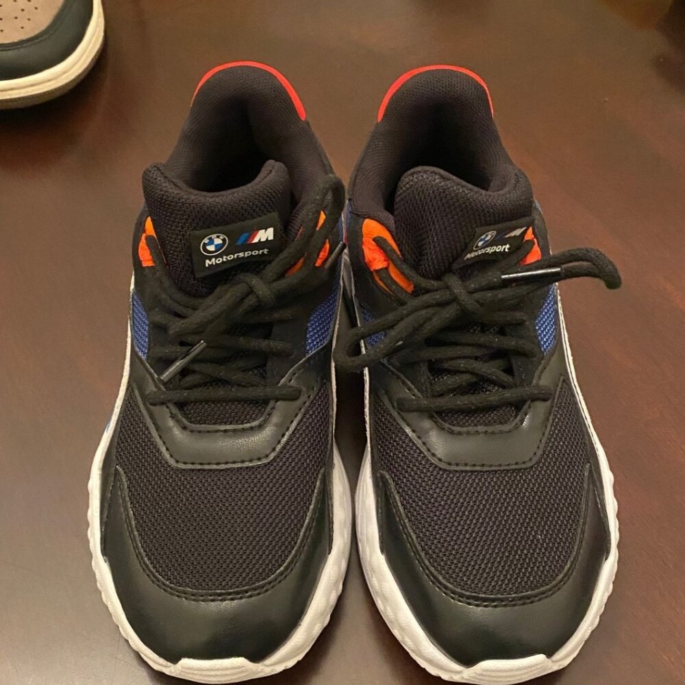 Boys Size 3 Puma (BMW) Motorsport Sneakers - Worn twice!